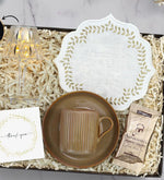 Fincan & Türk Kahvesi & Kahve Sunum Peçetesi & Abajur Mini Lamba Hediye Seti