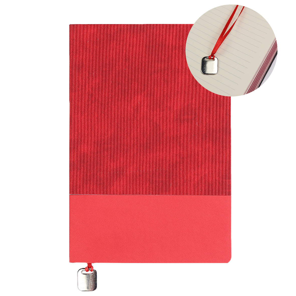 Esnek Kapak Kırmızı Defter & Bordo Metal Roller Kalem & Usb Bellek & Kupa Hediye Seti