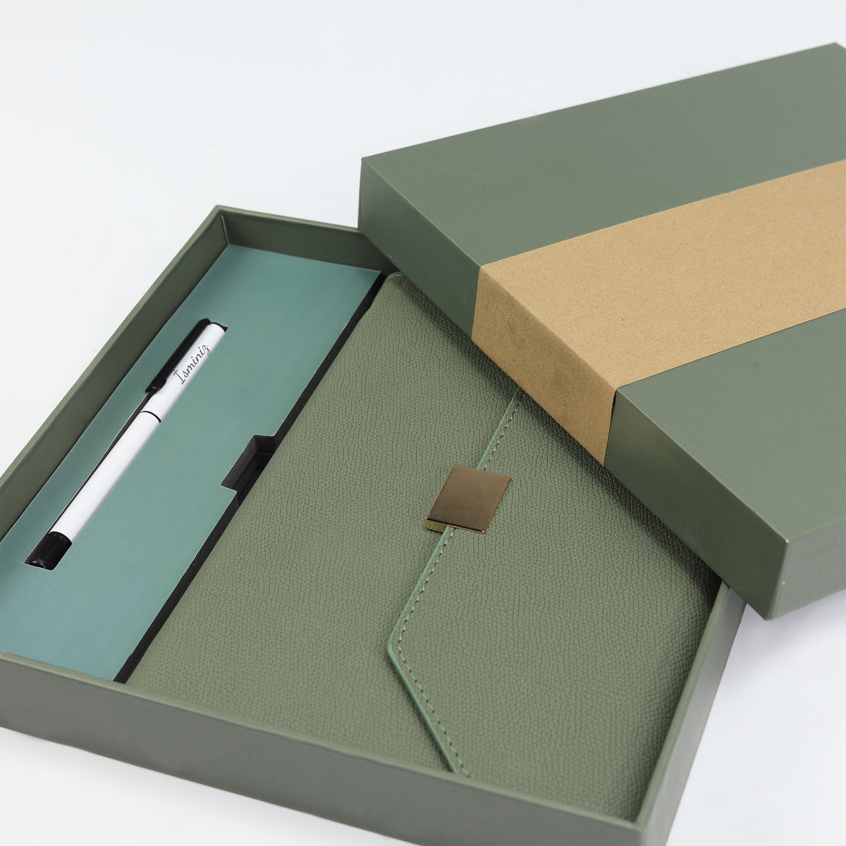 Kutulu Defter Beyaz Kalem Seti