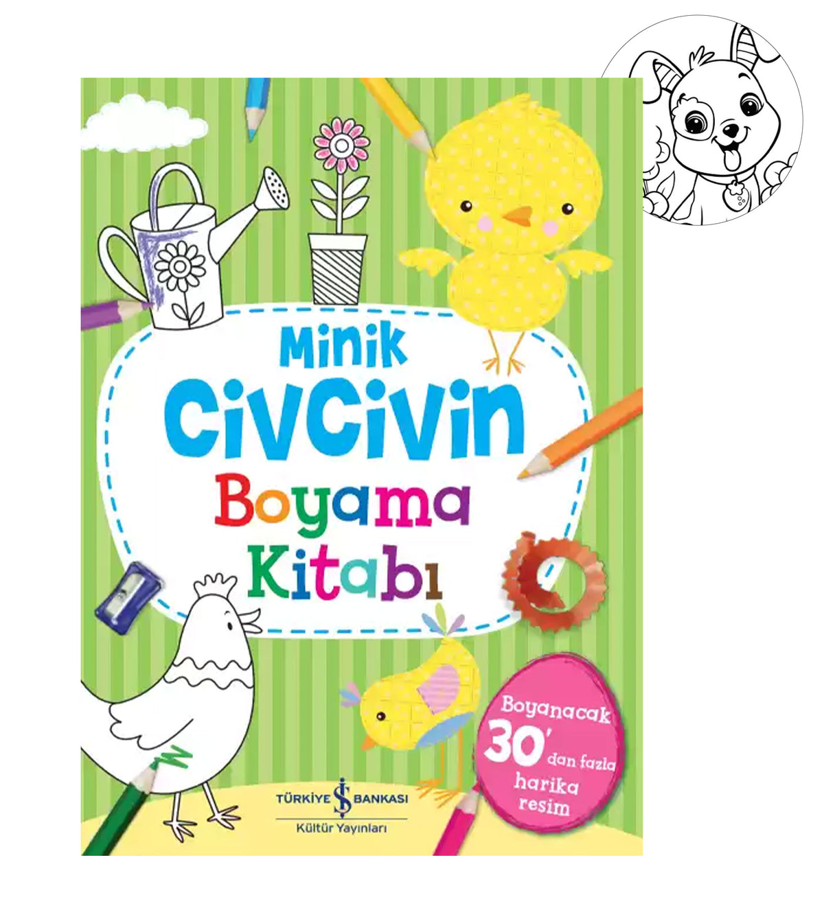 Boyama Kitabı & Play-Doh Parmak Boya & Marakas & Zeka Küpü Hediye Seti