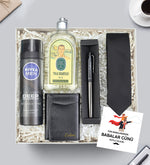 Eyüp Sabri Tuncer Tıraş Kolonyası & Metalik Roller Kalem & Kravat & Mekanizmalı Kartlık & Nivea Tıraş Köpüğü