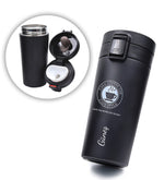 Kilitli Termos & Tükenmez Kalem & Siyah Kupa & Defter Hediye Seti