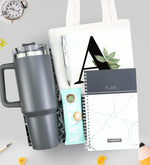 Termos & Ham Bez Çanta & Defter & Tek İçimlik Kahve & Serve Deep Uçlu Kalem Hediye Seti