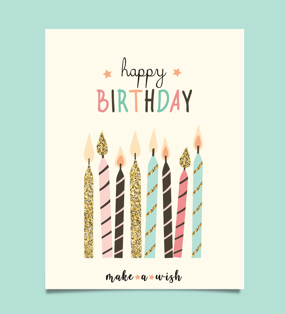 Happy Birthday Kartı