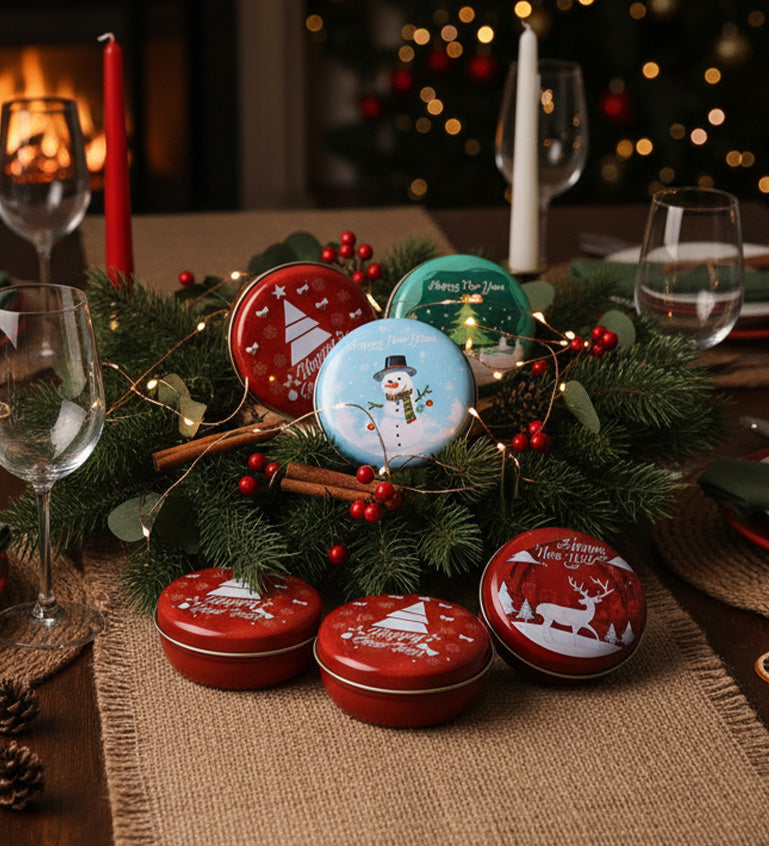 Yılbaşı Tasarım Kutusunda Hediye Seti