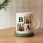 21x21 cm Paspartu Çerçeve & Hakiki Deri Kartlık & Baba Kupa & Rebul Kolonya Hediye Seti