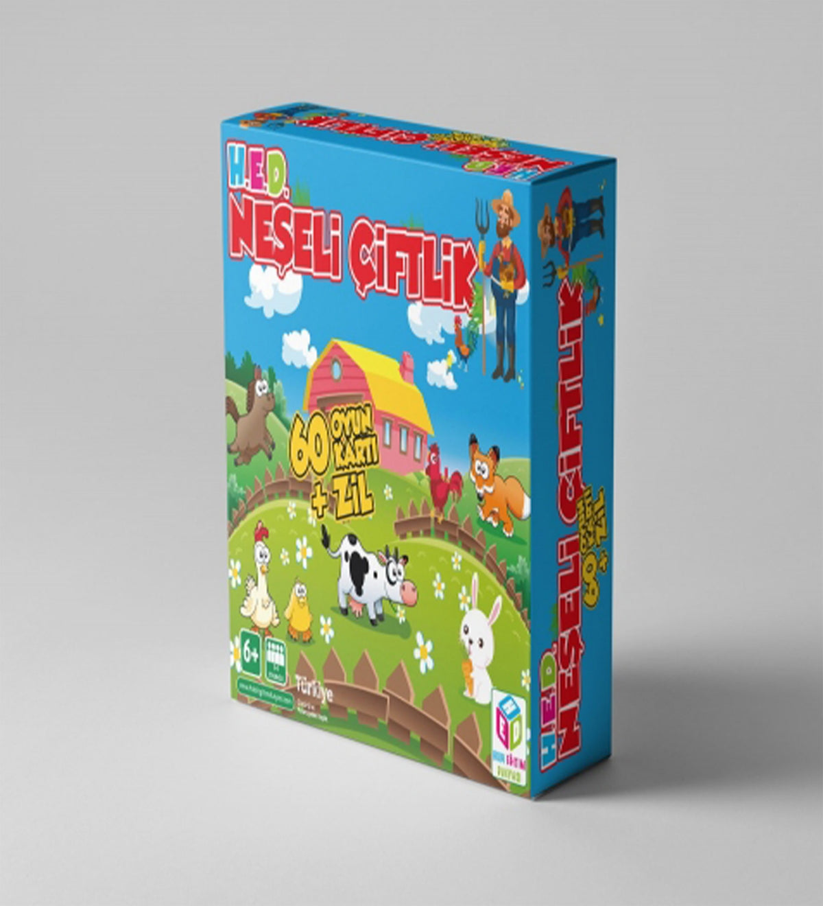 Neşeli Çiftli Oyunu & Faber Castell Kuru Boya & Play-Doh Oyun Hamuru & Bayrak & 2'li Balon Hediye Seti