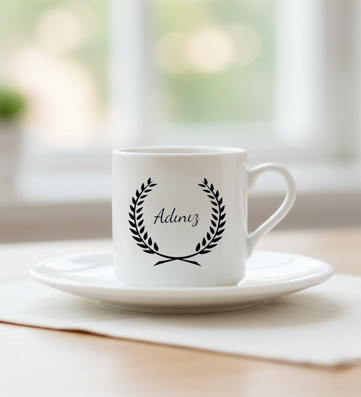 Çelenk Baskılı Fincan