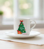 Çam Ağacı Baskılı Fincan