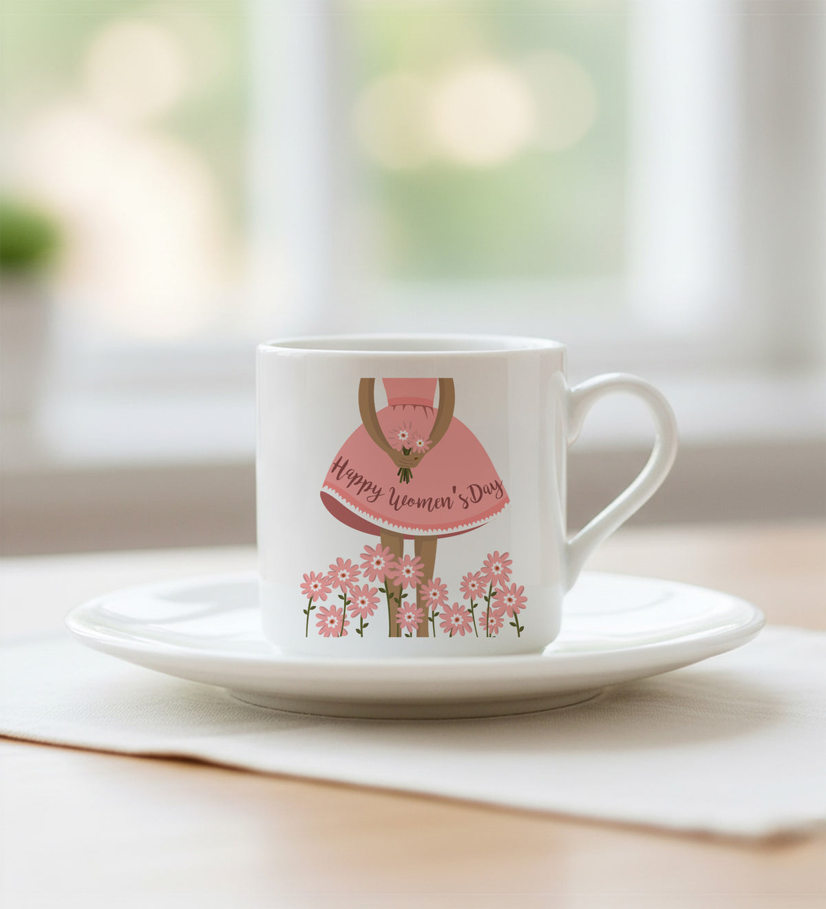 Kadınlar Günü Tasarım Fincan