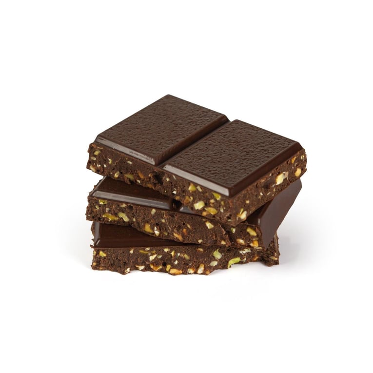 Melodi Fıstık Parçacıklı Bitter Çikolata