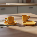 2'li Double Türk Kahvesi ve Çay Fincanı Takımı