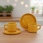 2'li Double Türk Kahvesi ve Çay Fincanı Takımı