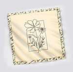 Turuncu Gül Kutusu & Basic Çiçek Desen Tasarım Fular