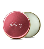 Gold Detaylı Beyaz Fincan & Selamlıque Türk Kahvesi & Rebul Jasmine Kolonya & Pembe Metal Kutulu Mum & Adaçayı Demet