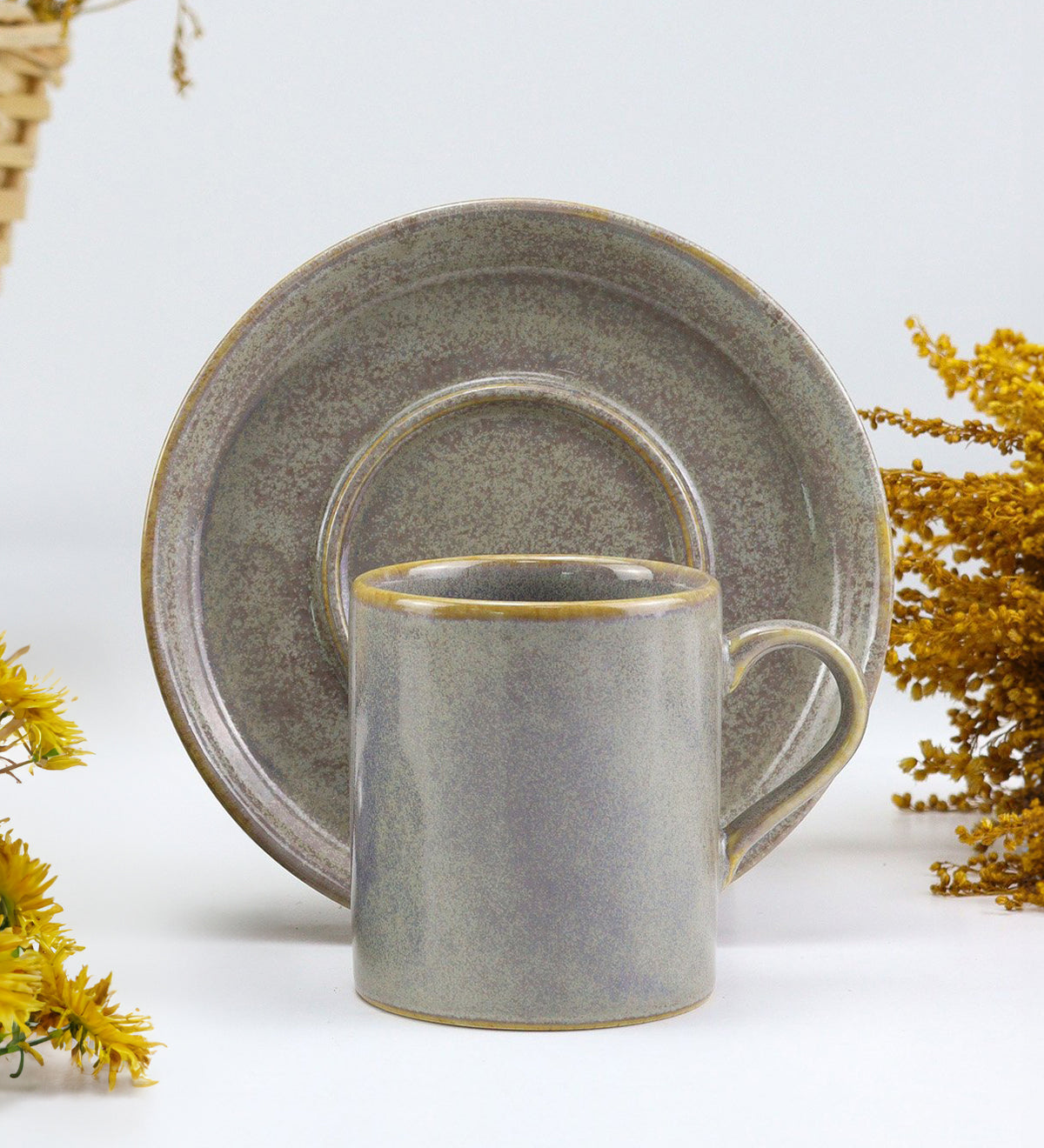 2 li Fincan & Bakır Cezve & Türk Kahvesi & Kolonya Hediye Seti