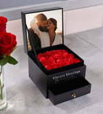 Kişiye Özel Siyah Gül Kutusu