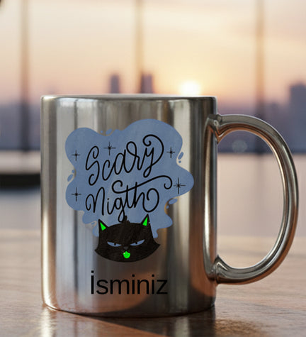 Gümüş Renk Kişiye Özel Kupa