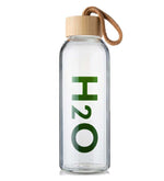 Bambu Kapaklı Cam Matara 800ml