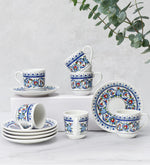 Hediye Kutusunda 6'lı Geleneksel Motifli Türk Kahvesi Fincanı