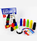 Neşeli Bardaklar Oyunu & Türk Bayrağı & Balon & Türk Bayrağı & Ozmo Hediye Seti