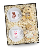 Sevgililer Gününe Özel 2'li Kahve Fincanı & 2'li Anahtarlık Hediye Kutusu