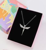 Tekli Ayıcık Buketi & Melek Kolye & Kupa Hediye Seti