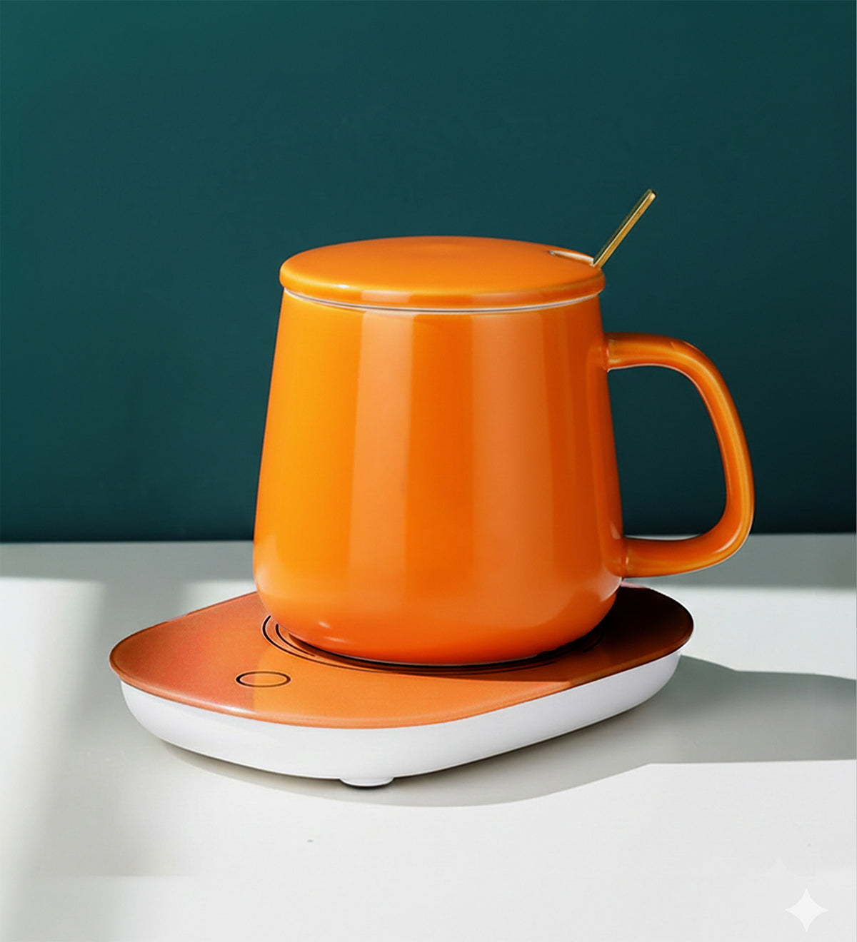 Usb Isıtıcılı 350ml Kupa Bardak Turuncu