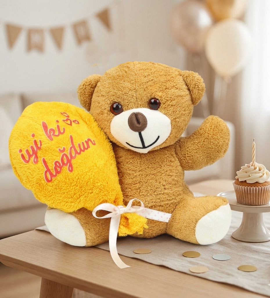 Peluş Ayıcık & Kupa & Mum & Filtre Kahve Hediye Kutusu