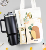 Termos & Ham Bez Çanta & Defter & Tek İçimlik Kahve & Serve Deep Uçlu Kalem Hediye Seti