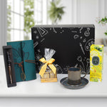 Defter & Kalem & Çikolata & Kolonya & Porselen Fincan Hediye Seti