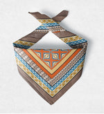 Kahverengi Tasarım Fular