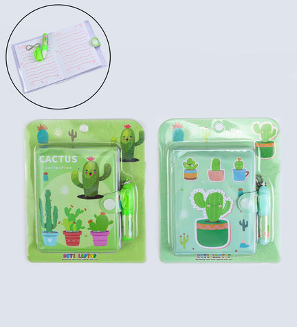 Kaktüs Defter ve Kalem Seti