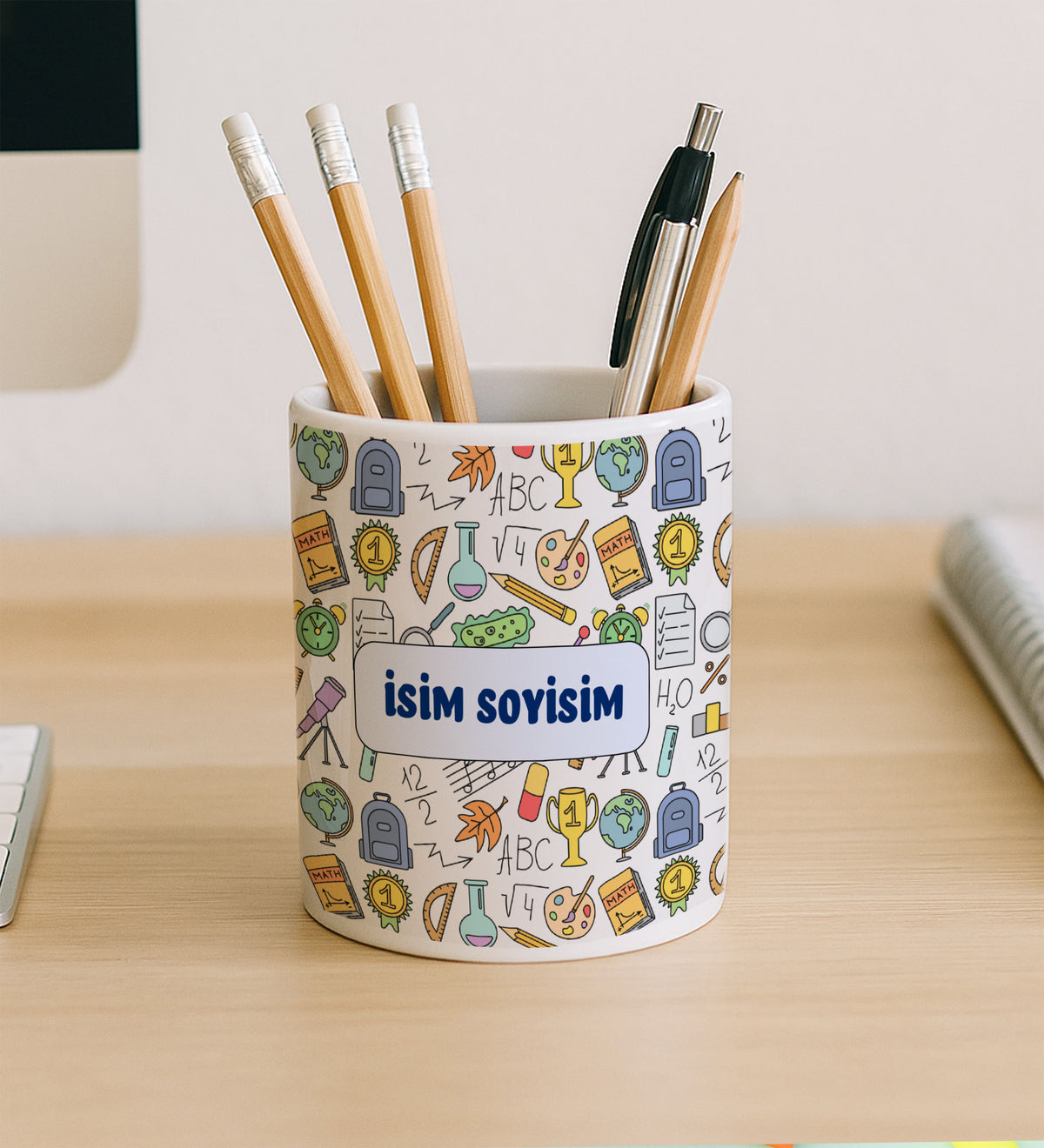 Ham Bez Kalemlik & Tohumlu Kalem & Bitki Dikim Kiti & Kişiye Özel Kalemlik Hediye Seti