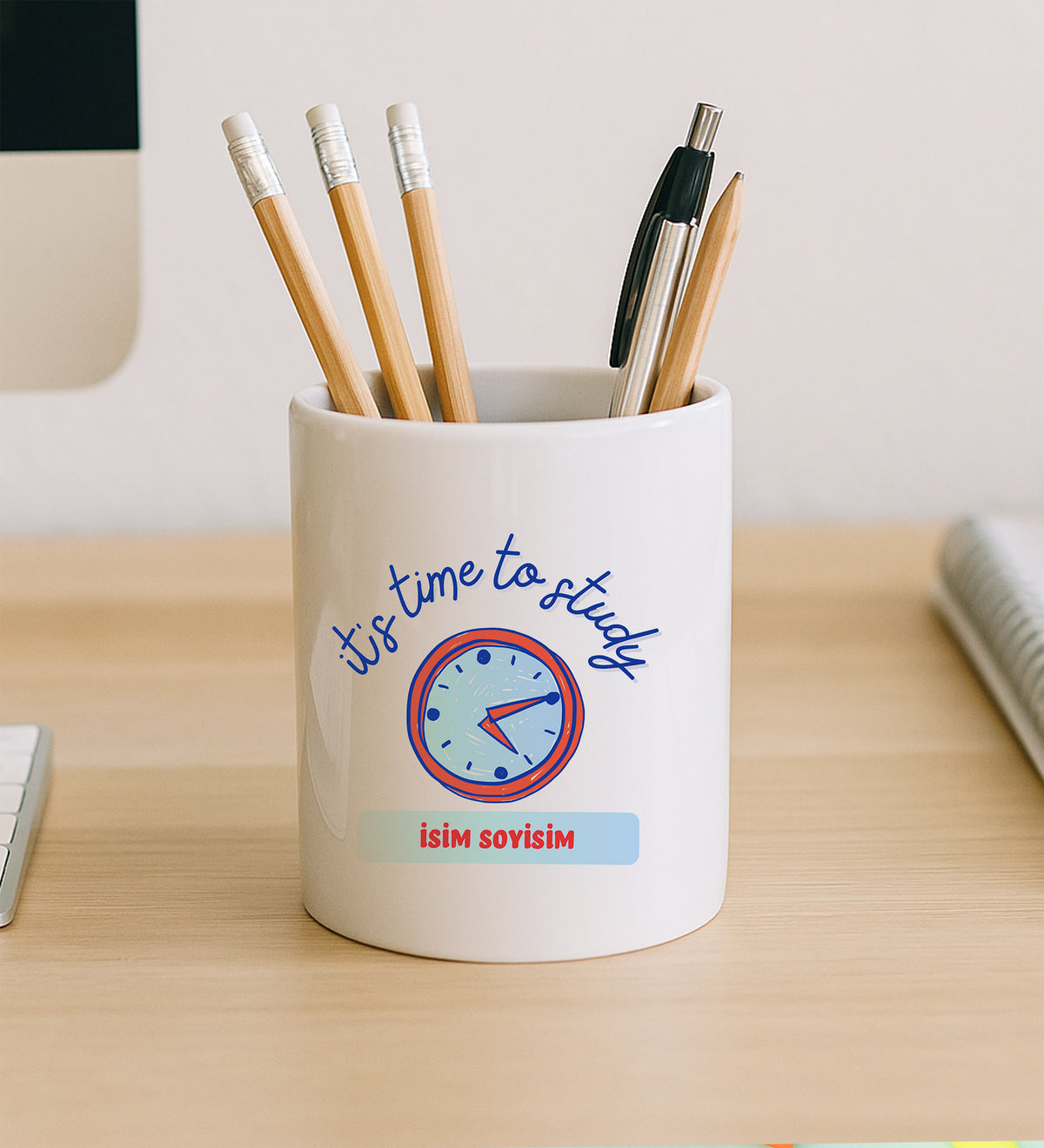 Çek Bırak Kukla & Faber Castell Keçeli Kalem & Boya Kalemi & Kalemlik Hediye Seti