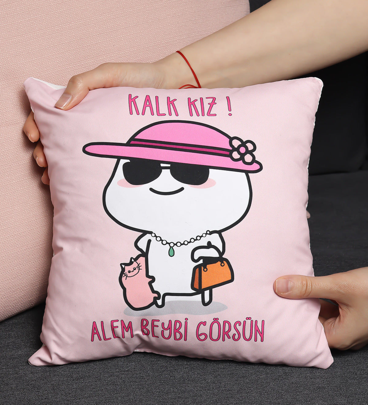 Kişiye Özel Termos & Motto Yastık & Kupa Hediye Seti