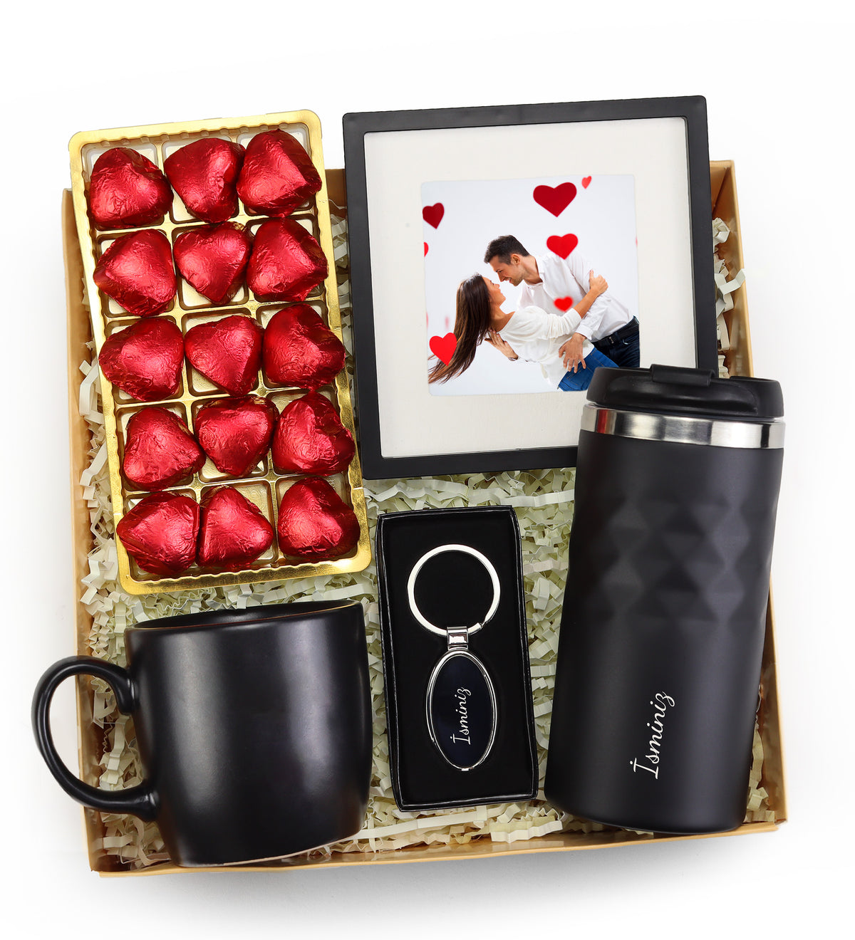 Termos & Kupa & Çerçeve & Anahtarlık & Çikolata Hediye Kutusu