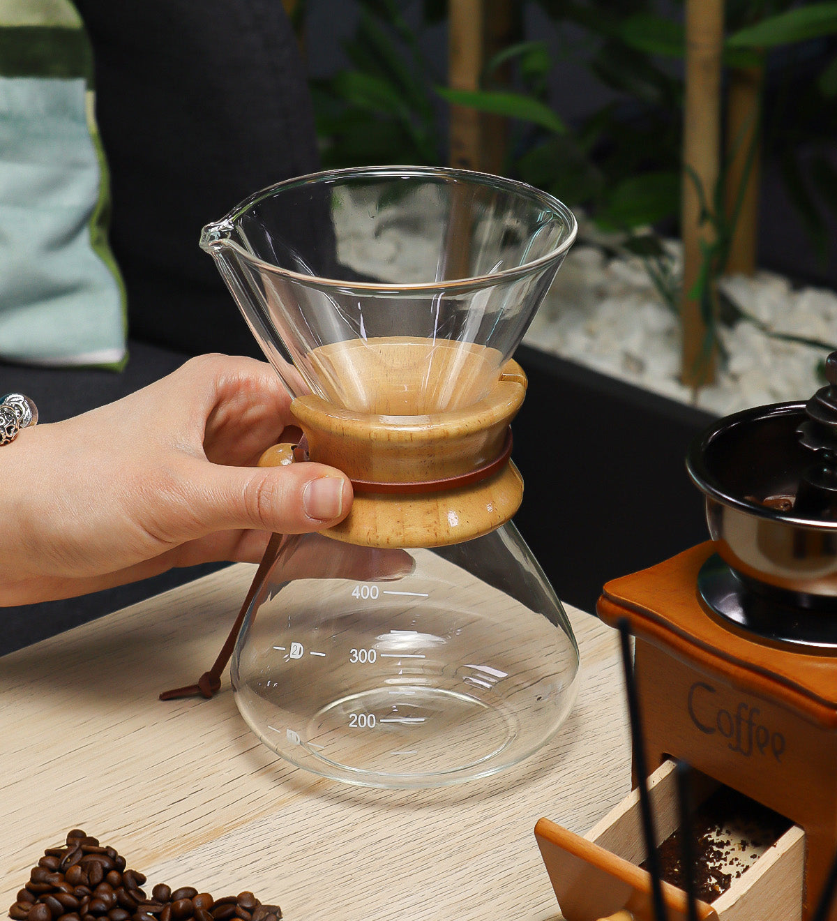 Cam Kahve Demleme Karafı