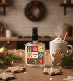 Mutlu Yıllar Vintage Kupa & Ekose Mum & Pet Şişe 100ml Kolonya & Baston Şeker Hediye Seti