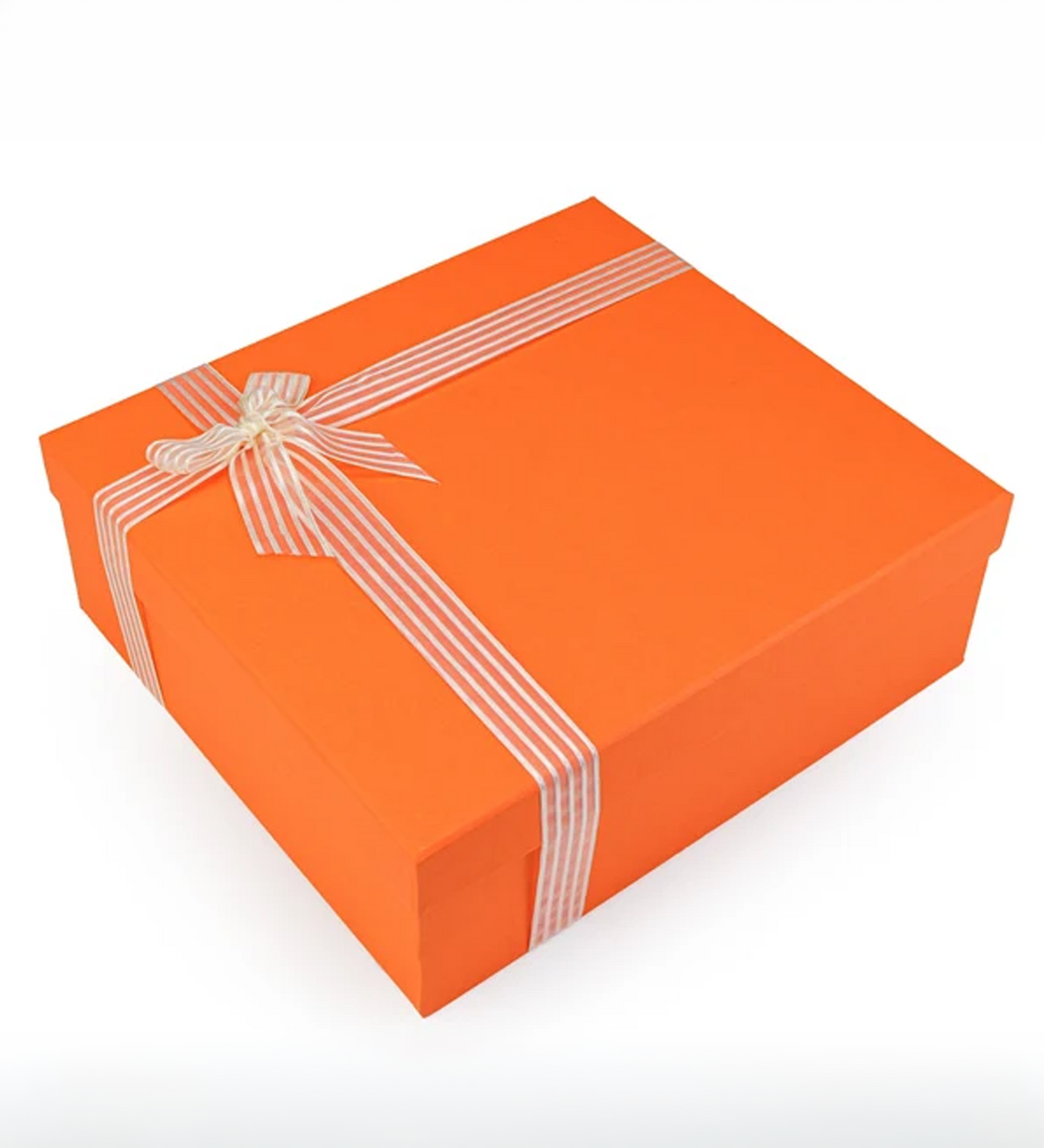 Turuncu Defter & Roller Kalem & Premium Madlen Çikolata Hediye Seti