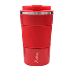 Silikon Halkalı 500 ml Siyah Termos & Anı-Seyahat Defteri & Gold Detaylı Roller Kalem & Kupa & Gold Metal Kutulu Mum Hediye Seti