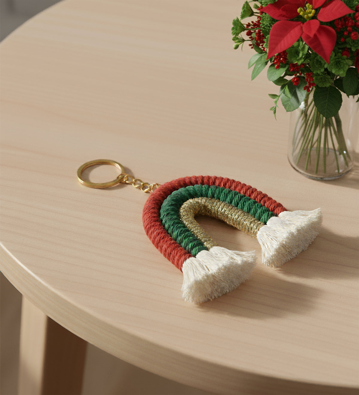 Kırmızı Gökkuşağı Anahtarlık