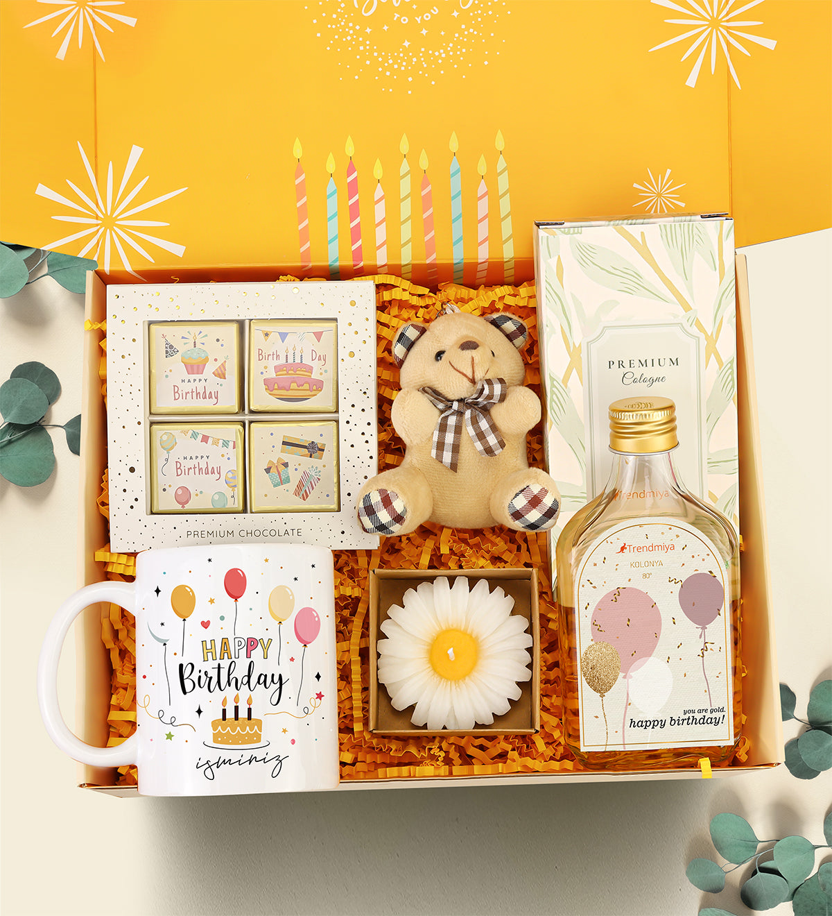 Kişiye Özel Doğum Günü Hediye Seti