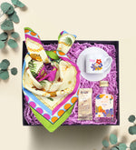 Kişiye Özel Fincan Fular Kahve Kolonya Kadına Hediye Seti