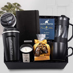 Dereceli Termos & Defter & French Press & Mat Kupa & Filtre Kahve & Çikolata & Bardak Mum Hediye Seti