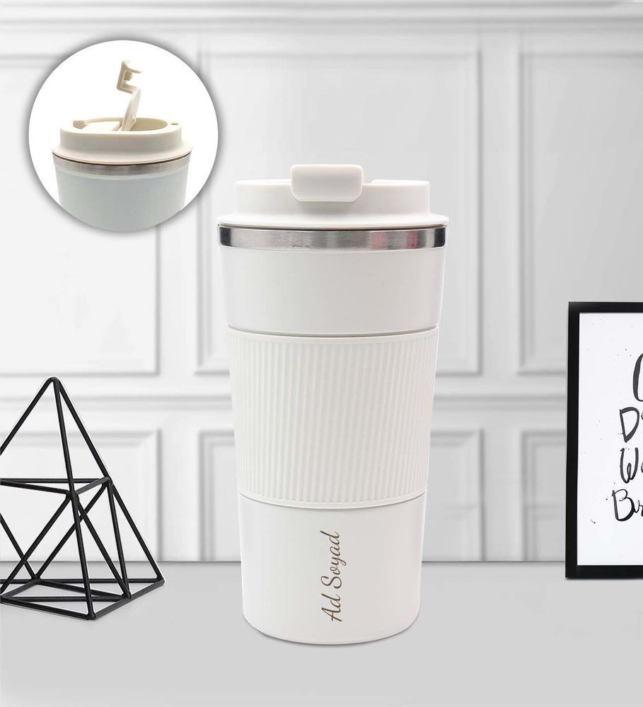 Öğretmenler Günü Kişiye Özel Beyaz Defter & Çelik Termos & Roller Kalem & Godiva Çikolata & Kolonya & Tasarımlı T Kupa