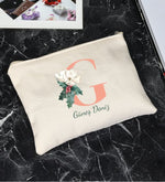 Kişiye Özel El Çantası & Kahverengi Tasarım Fular & Kolye Hediye Seti