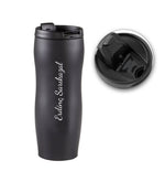 Termos & Siyah Defter & Siyah Tükenmez Kalem & Kupa & Çerçeve & Mum Hediye Seti