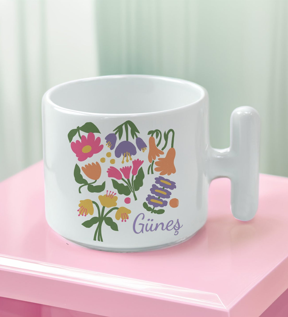 Tasarım Defter & Tükenmez Kalem & T Kupa & Bardak Altlığı Hediye Seti