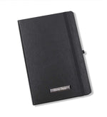 Kişiye Özel Siyah Defter Gümüş Renk Detaylı Siyah Tükenmez Kalem & Filtre Kahve & Siyah Kupa & Borosilikat Çift Cidarlı 300 ml Cam Demlik Matara